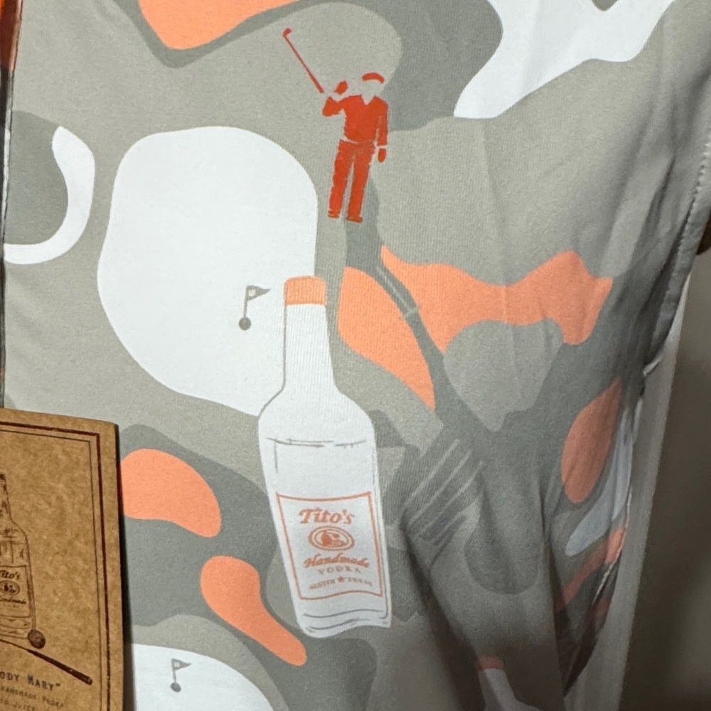 Women's Camouflage Tito’s Sleeveless Polo Top - Picture 4 of 9